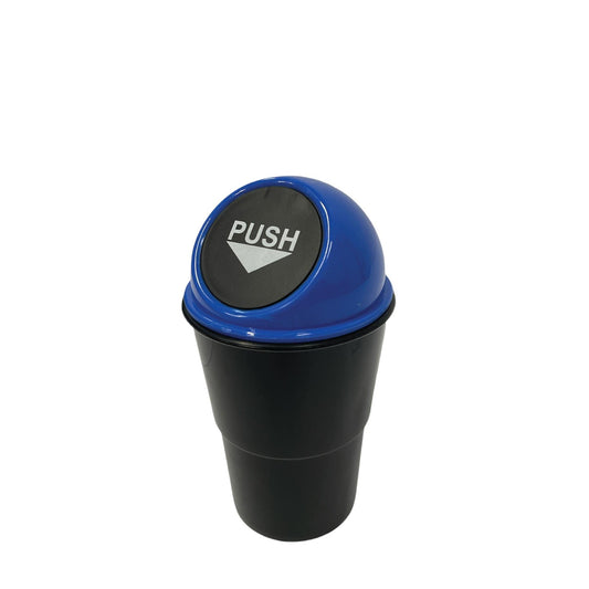 1x 550ml Mini Car Rubbish Bin - Cup Holder Trash Can Coin Ashtray Random Colour.