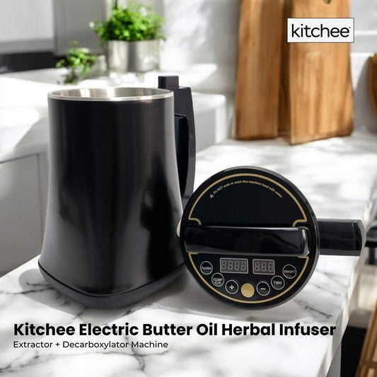 Kitchee Electric Butter Oil Herbal Infuser & Extractor + Decarboxylator Machine.