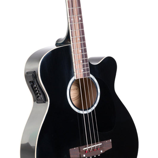 Karrera 43in Acoustic Bass Guitar - Black.