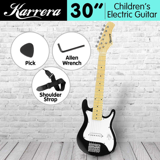 Karrera Electric Childrens Guitar Kids - Black.