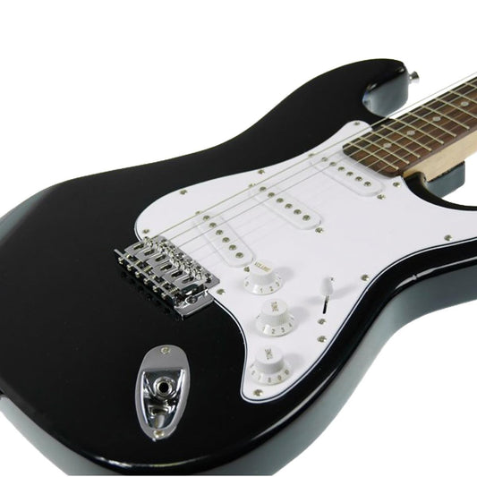 Karrera 39in Electric Guitar - Black.