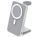 OneAdaptr OneGo Grey 5 in 1 MagSafe Charging Stand Power Bank