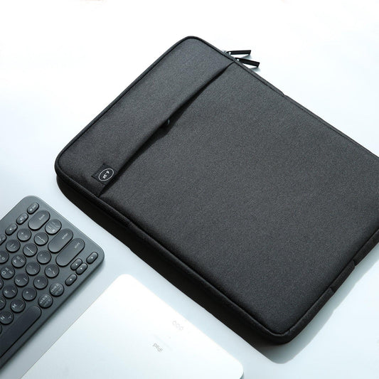 15 inch Laptop Sleeve Padded Travel Carry Case Bag L size LUKE BLACK.