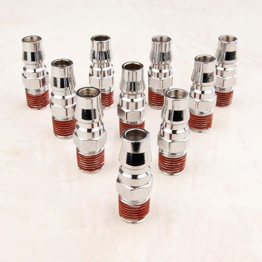10X 1/4" Nitto Type Male Air Coupling Coupler Fitting Connector 4 x 1.5cm.
