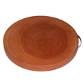 YES4HOMES M Natural Hardwood Hygienic Kitchen Cutting Wooden Chopping Board Round.