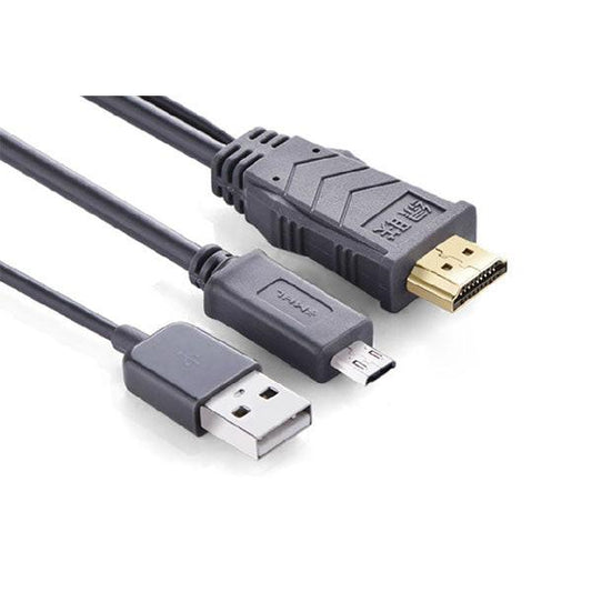 UGREEN MHL Micro USB 11 Pin to HDMI Adater Cable 2M (20139).