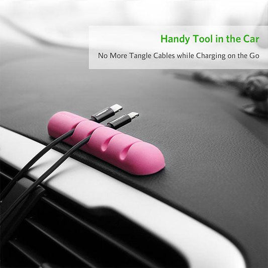 UGREEN Cable Organizer (2pcs/pack) - Pink (30483).