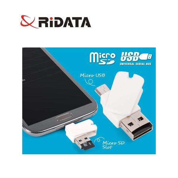 Ridata OTG Mobile Phone MicroSD Card Reader (OTG Mobile Phone/Tablet/PC).