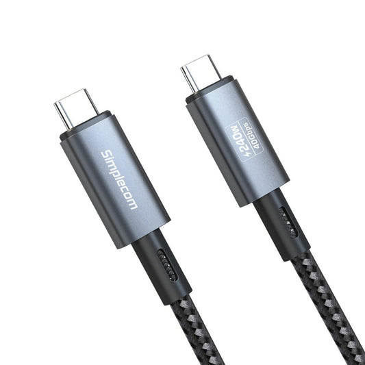 Simplecom CA612 USB-C to USB-C Cable USB4 40Gbps 5A 240W PD3.1 8K@60Hz 1.2M.