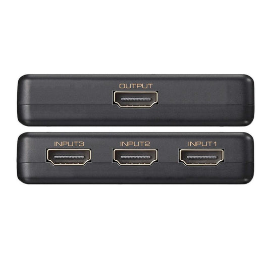 Simplecom CM303 Ultra HD 3 Way HDMI Switch 3 IN 1 OUT Splitter 4K@60Hz.