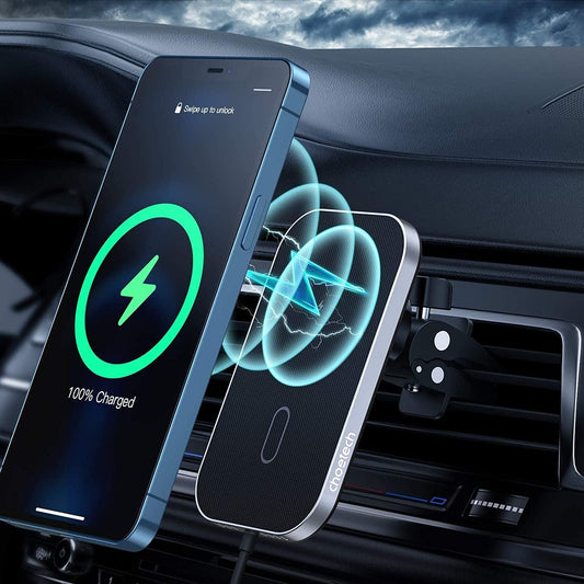 CHOETECH T200F-301 15W MagLeap Magnetic Wireless Car Charger Holder with 1.5M Cable.