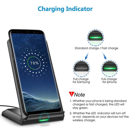 CHOETECH T524S 10W/7.5W Fast Wireless Charging Stand.