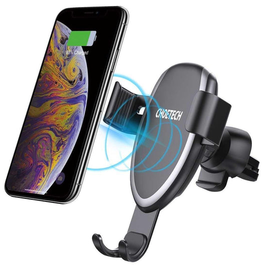 CHOETECH T536-S Fast Wireless Charging Car Mount Phone Holder.