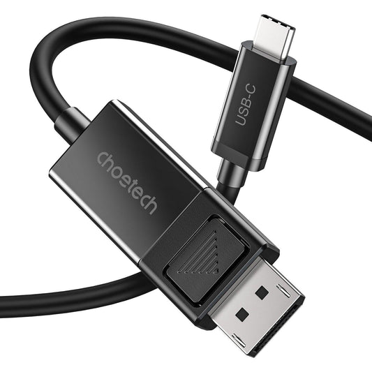 CHOETECH XCP-1803 USB-C To DisplayPort Cable 8K@30Hz 1.8M Two-Way.