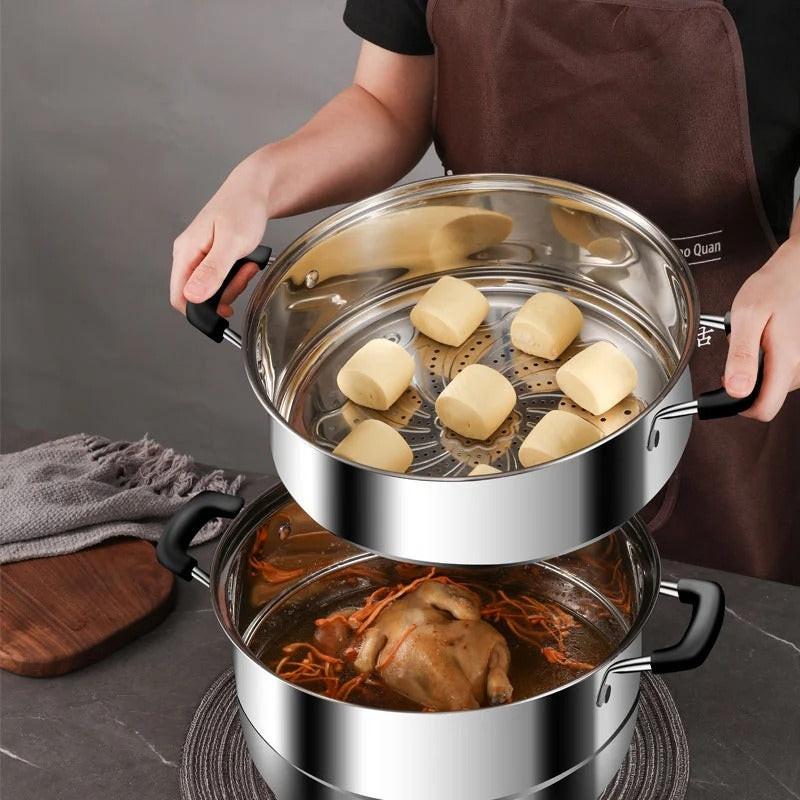 Zhang Xiao Quan 28cm 3-Tier Steamer.