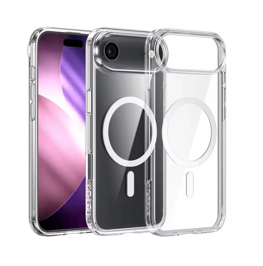 UTIA Ultimake Shockproof Transparent Case Cover With Magnetic Ring for iPhone 17 Air.