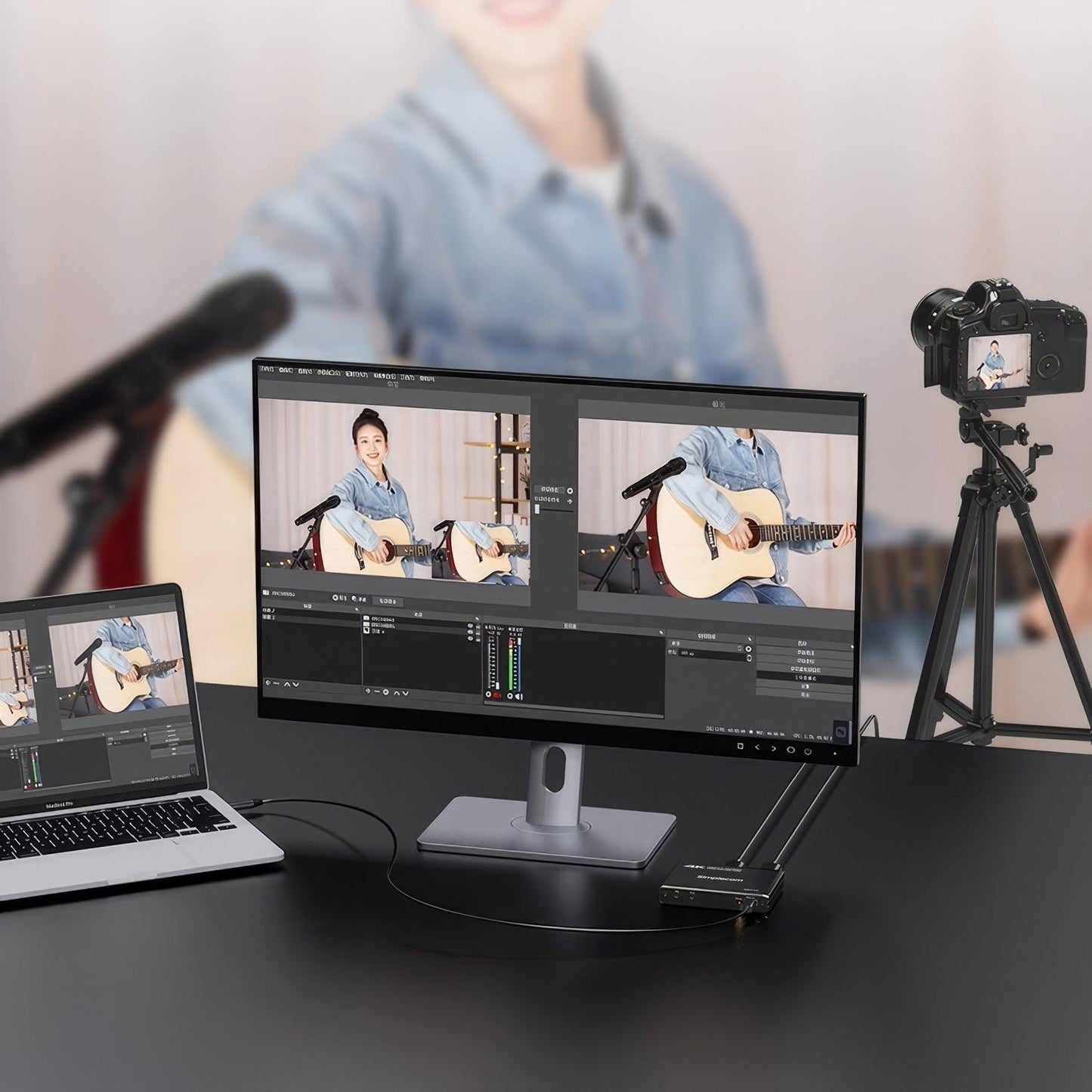 Simplecom DAC10 HDMI 2.0 to USB 4K@60hz Video Capture Card Stream and Record in 4K 60FPS.