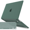 Suitable for MacBook Air 13 Inch Case 2022 2021 2020 2019 2018, A1932, A2179, A2337 Shell Case Keyboard Cover Dark Green