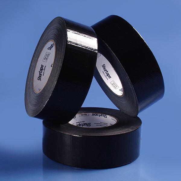2 Pack Black Duct Tape 50 Metres Industrial Grade Waterproof UV Resistant Crafts Home Maintenance.