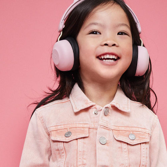 Kreafunk Kids Buzz Junior Bluetooth Headphones - Dusty Rose.