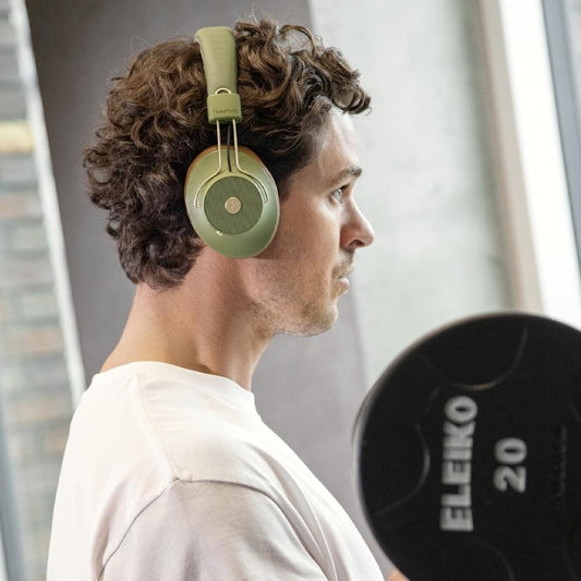 Kreafunk Abeat Qi Bluetooth Headphones W/ Anc - Urban Green.