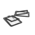 Kanto S2 Angled Desktop Speaker Stands for Small Speakers - Pair, Black.