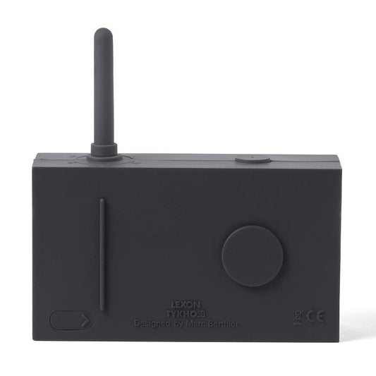 Lexon Thykho 3 Fm Radio & Bluetooth Speaker - Grey.