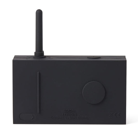 Lexon Thykho 3 Fm Radio & Bluetooth Speaker - Black.
