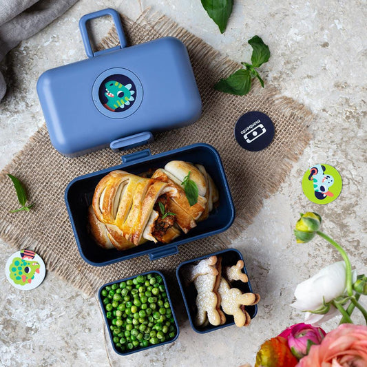 Monbento Mb Tresor Kids Bento Box - Blue Infinity.
