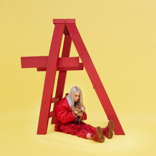 Crosley Record Storage Crate & Billie Eilish - Don'T Smile At Me - Vinyl Album Bundle.