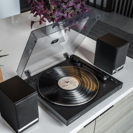 Victrola Automatic Turntable - Black.