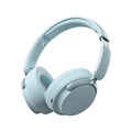 JR SY-T7 Bluetooth 5.4 Over-Ear Headset Wireless Headphones with Noise Cancelling Mic (Light Blue).