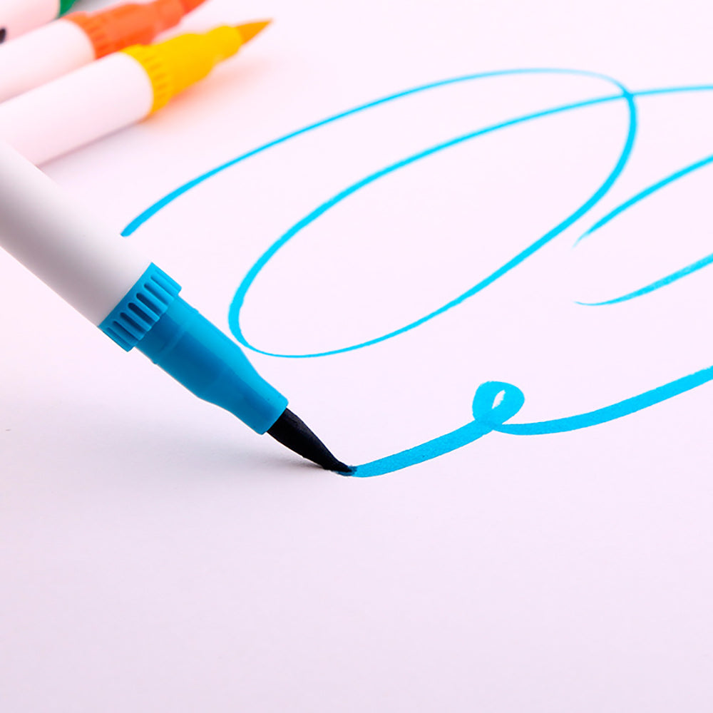 60 Unique Colors Double Head Acid- Free Non-Toxic Coloured Pens