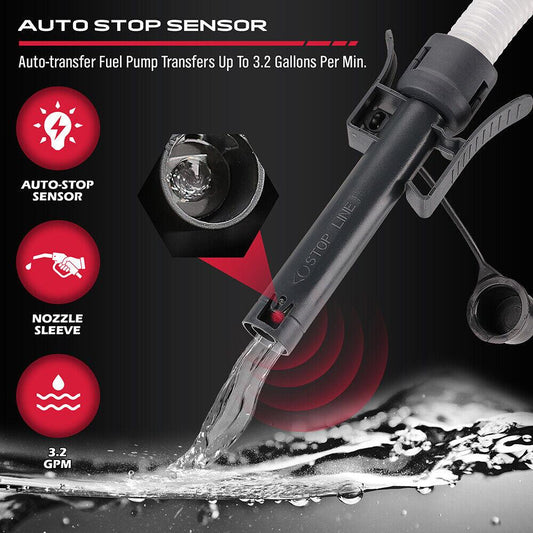 Multipurpose Fuel Transfer Pump Battery Powered Gasoline Hose Transfer Pump Au.