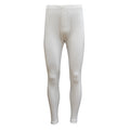Mens Merino Wool Top Pants Thermal Leggings Long Johns Underwear Pajamas, Men's Long Johns - Beige, XL