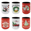 6x Christmas Stubby Stubbie Holders Beer Bottle Drink Can Cooler Santa Reindeer, C.