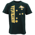 Unisex Adults Kids Mens Womens Australian Day Aussie Souvenir Tee Tops T Shirt, Green, M