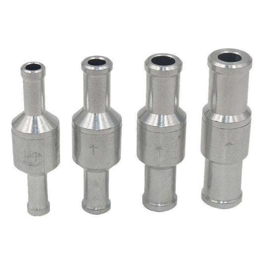2X 6/8/10/12Mm One Way Non Return Check Valve Air Fuel Petrol Diesel Oil Vacuum - 6MM.