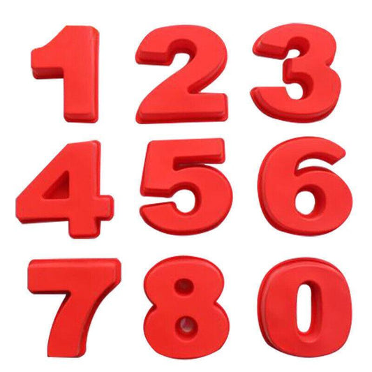 10 Inch Silicone Number Cake Mould Birthday Baking Pan Fondant Tools - 5