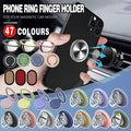 Iring Phone Ring Finger Holder Stand Car Mount Hook For Iphone Ipad Mobile Grip - D- Rose Gold.