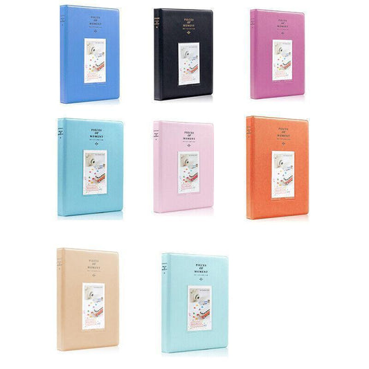 128 Pockets Album Case Storage For Polaroid Photo FujiFilm Camera Film - Beige.