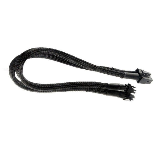 Dual Mini 6 Pin to 8 Pin PCI-E Video Card Power Cable Y Splitter 18AWG Mac Pro.