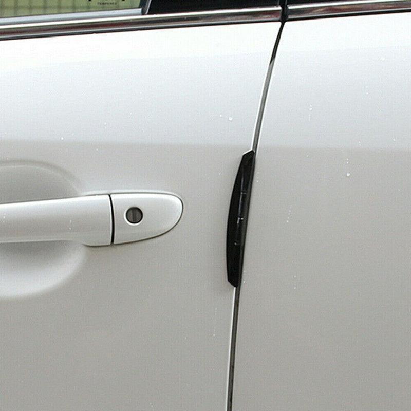 4Pcs Universal Black Car Door Edge Anti-Collision Cover Scratch Protector Guard.