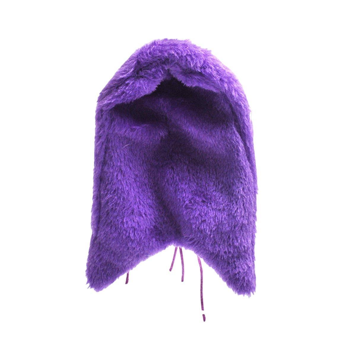 Cozy Bird Blanket Shawl Parrot Snuggle Cabin Plush Hanging Cotton Nest Bedding - Purple-S Size