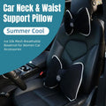 Black Bowknot Neck Pillow Plush Bow Tie Soft Plush Car Headrest Waist Support - Headrest.
