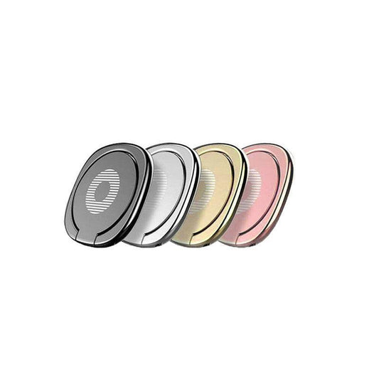 Iring Phone Ring Finger Holder Stand Mobile Grip with Mount Hook for iPhone and iPad - Black.