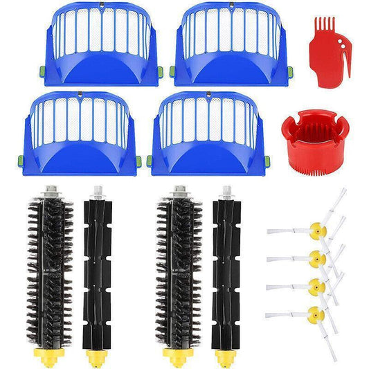 14Pcs Cleaner Brushes Hepa Fliter Parts For Irobot Roomba 600 Series 620 650 630.
