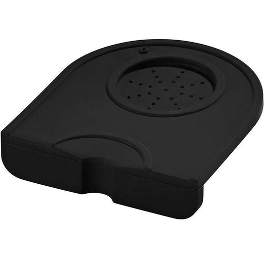 Silicone Coffee Tamper Mat Non Slip Corner Tamping Pad for Espresso Station 14x12.5cm.