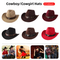 STweed Hat Ethnic Style Jazz Cap Bowler Hat Sun Hat for Men Women Summer Fashion - Brown