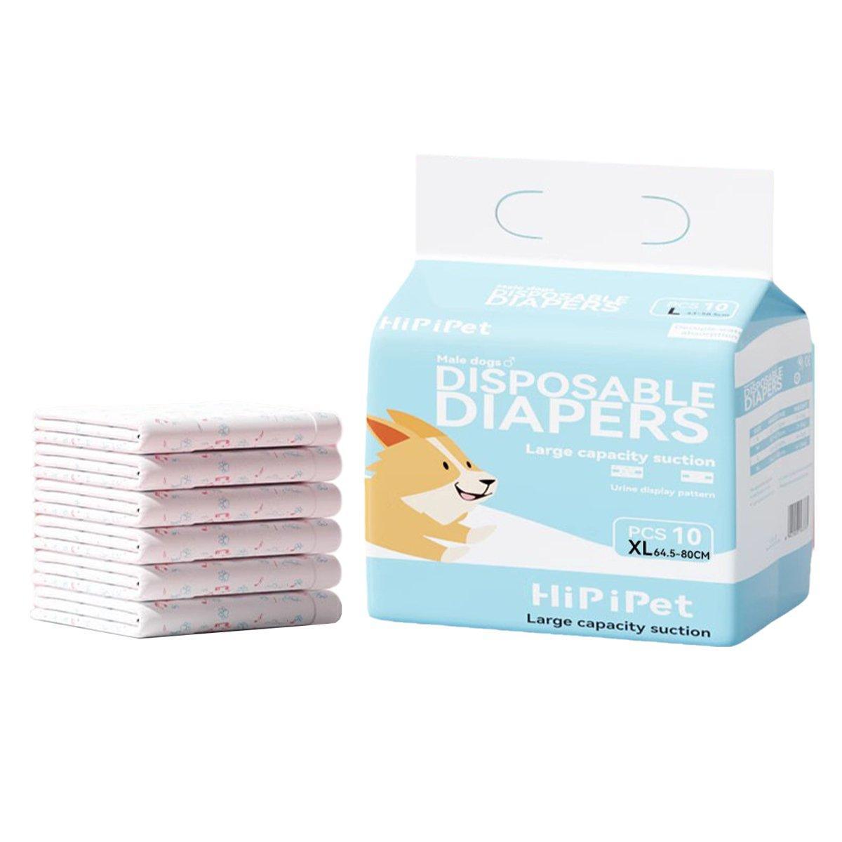 Dog Physiological Pants Pet Diaper Underwear for Hygiene and Incontinence Management - Male - XL